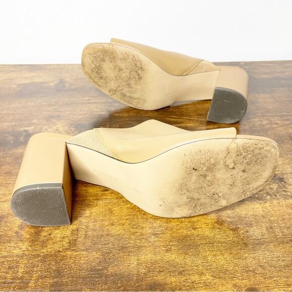 ADRIENNE VITADINI Tan Heeled Sandals 8 - Picture 5 of 6